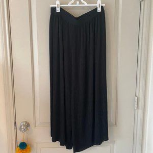 Zara Cropped Wide Leg Pleated Pants